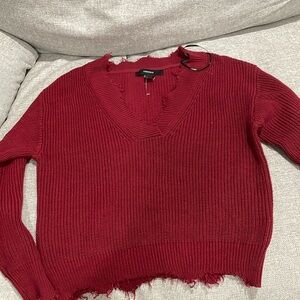 Red Forever 21 sweater